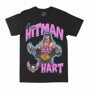 Bret "Hitman" Hart Graphic T-Shirt