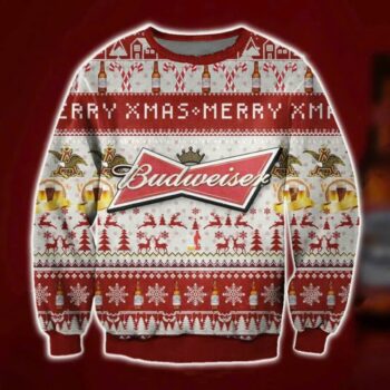 Budweiser Xmas Merry Ugly Sweater