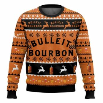Bulleit Bourbon Ugly Christmas Sweater