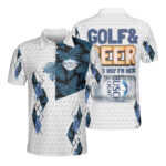Busch Light Beer & Golf Polo Shirt
