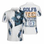 Busch Light Beer & Golf Polo Shirt