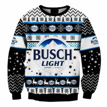 Busch Light Christmas Season Ugly Sweater