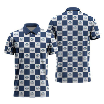 Busch Light Collab Gingham Polo Shirt