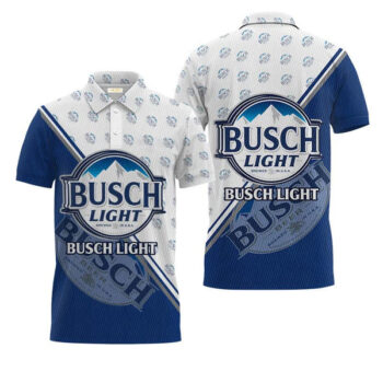 Busch Light Diagonal Cut Polo Shirt