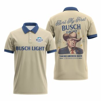 Busch Light Trump Polo Shirt