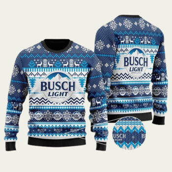 Busch Light Ugly Christmas Sweater