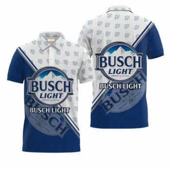 Busch Light Diagonal Cut Polo Shirt