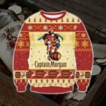 Captain Morgan Christmas Snowflakes Ugly Sweater