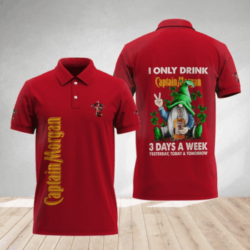 Captain Morgan St Patrick's Gnome Polo Shirt