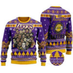 Chibi Los Angeles Lakers Champions Ugly Christmas Sweater