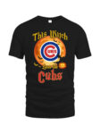 Chicago Cubs Halloween Witch Pumpkin T-Shirt