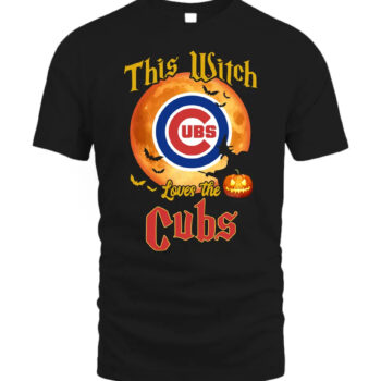 Chicago Cubs Halloween Witch Pumpkin T-Shirt