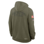 Cleveland Browns Olive 2025 Salute to Service Hoodie