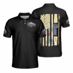 Coors Banquet USA Flag Polo Shirt