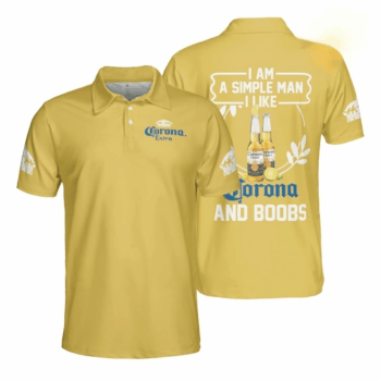 Corona Extra And Boobs Polo Shirt