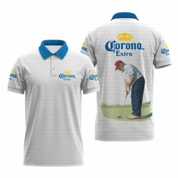 Corona Extra Donald Trump Golf Polo Shirt