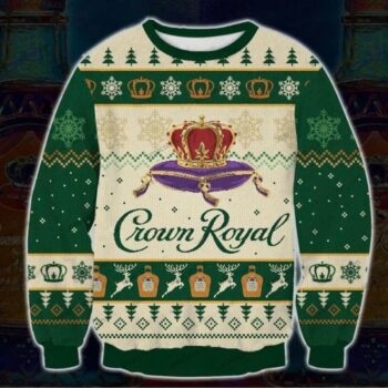 Crown Royal Reindeer Ugly Christmas Sweater