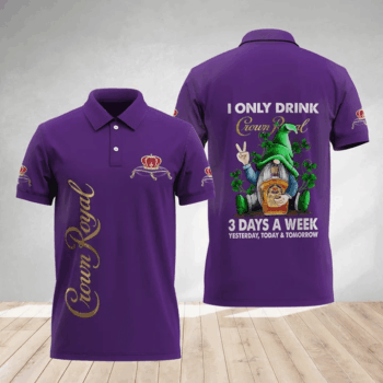 Crown Royal St Patrick's Gnome Polo Shirt