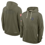 Dallas Cowboys Olive 2025 Salute to Service Hoodie