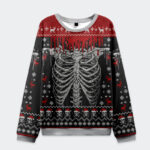 Deadly Festive Vibes Ugly Christmas Sweater