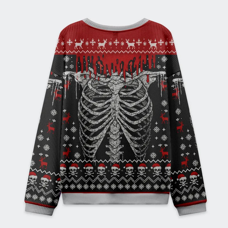 Deadly Festive Vibes Ugly Christmas Sweater Deadly Festive Vibes Ugly Christmas Sweater