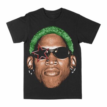 Dennis Rodman "Big Face" Graphic T-Shirt