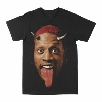 Dennis Rodman "Big Face Horns" Graphic T-Shirt