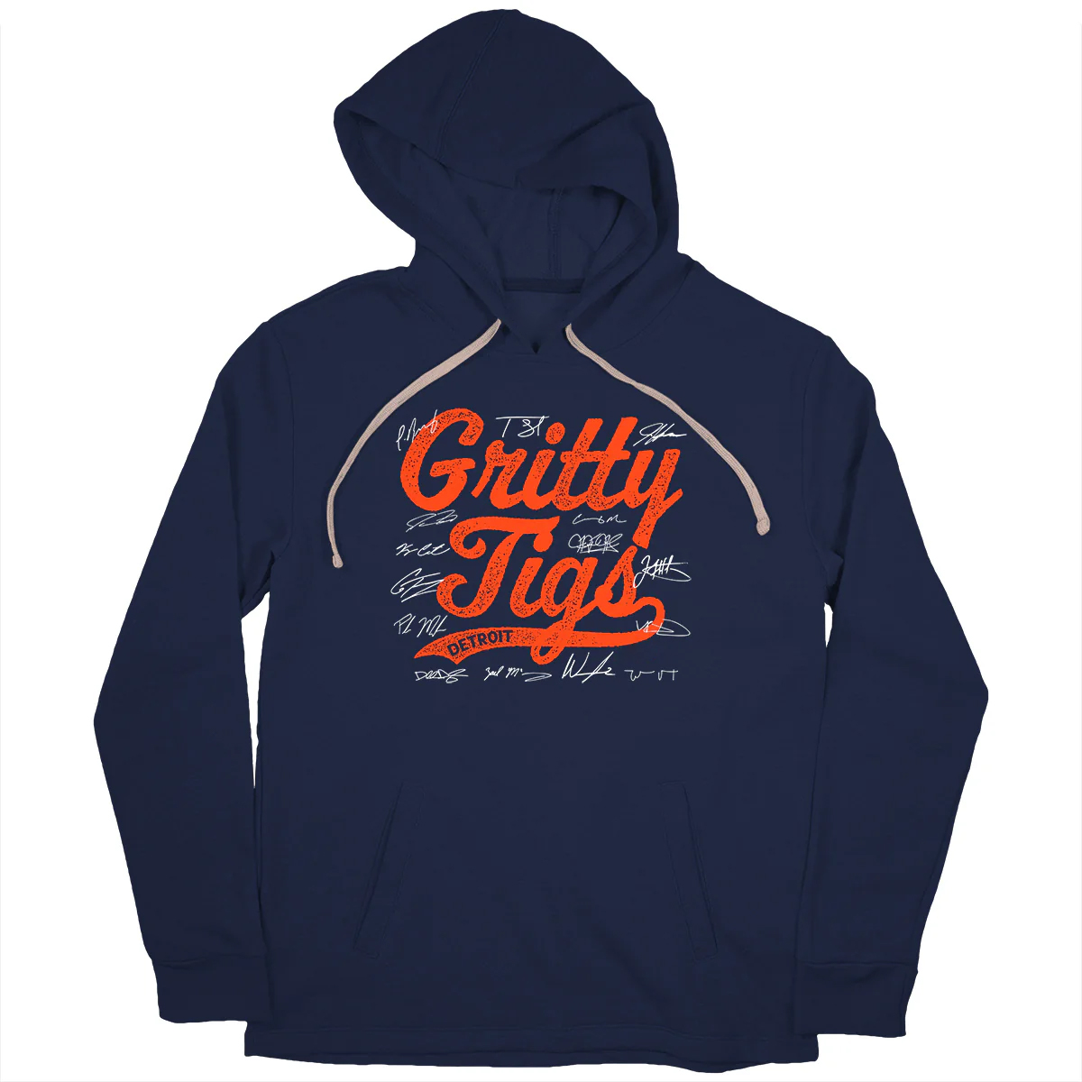 Detroit Baseball 2025 Gritty Tigs Hoodie Detroit Baseball 2025 Gritty Tigs Hoodie
