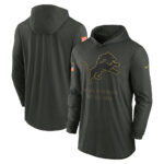 Detroit Lions Forest Green 2025 Salute to Service T-Shirt