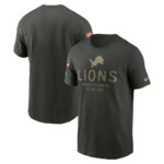 Detroit Lions Forest Green 2025 Salute to Service T-Shirt