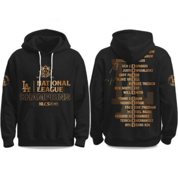 Dodgers National League Champions 2025 Hoodie Style 1