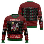 Dream The Notorious B.I.G Freddy Krueger Ugly Christmas Sweater