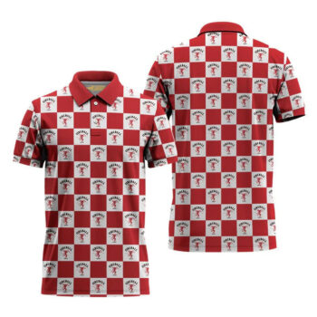 Fireball Collab Gingham Polo Shirt