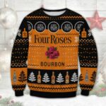 Four Roses Bourbon Christmas Ugly Sweater