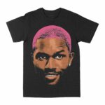 Frank Ocean "Big Face Pink Hair" Graphic T-Shirt