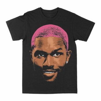 Frank Ocean "Big Face Pink Hair" Graphic T-Shirt