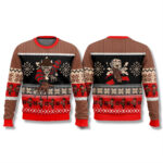 Freddy Krueger Crawling Ugly Christmas Sweater