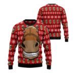 Funny Horse Christmas Ugly Sweater