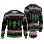 Funny Merry Christmas Cthulhu Ugly Sweater