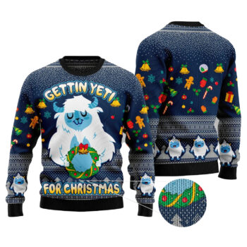 Gettin Yeti For Christmas Ugly Sweater