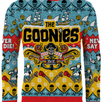 Goonies Never Say Xmas Ugly Christmas Sweater Preorder