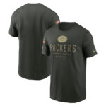 Green Bay Packers Forest Green 2025 Salute to Service T-Shirt