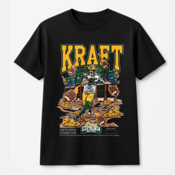 Green Bay Packers Tucker Kraft Euphoria Retro T-Shirt