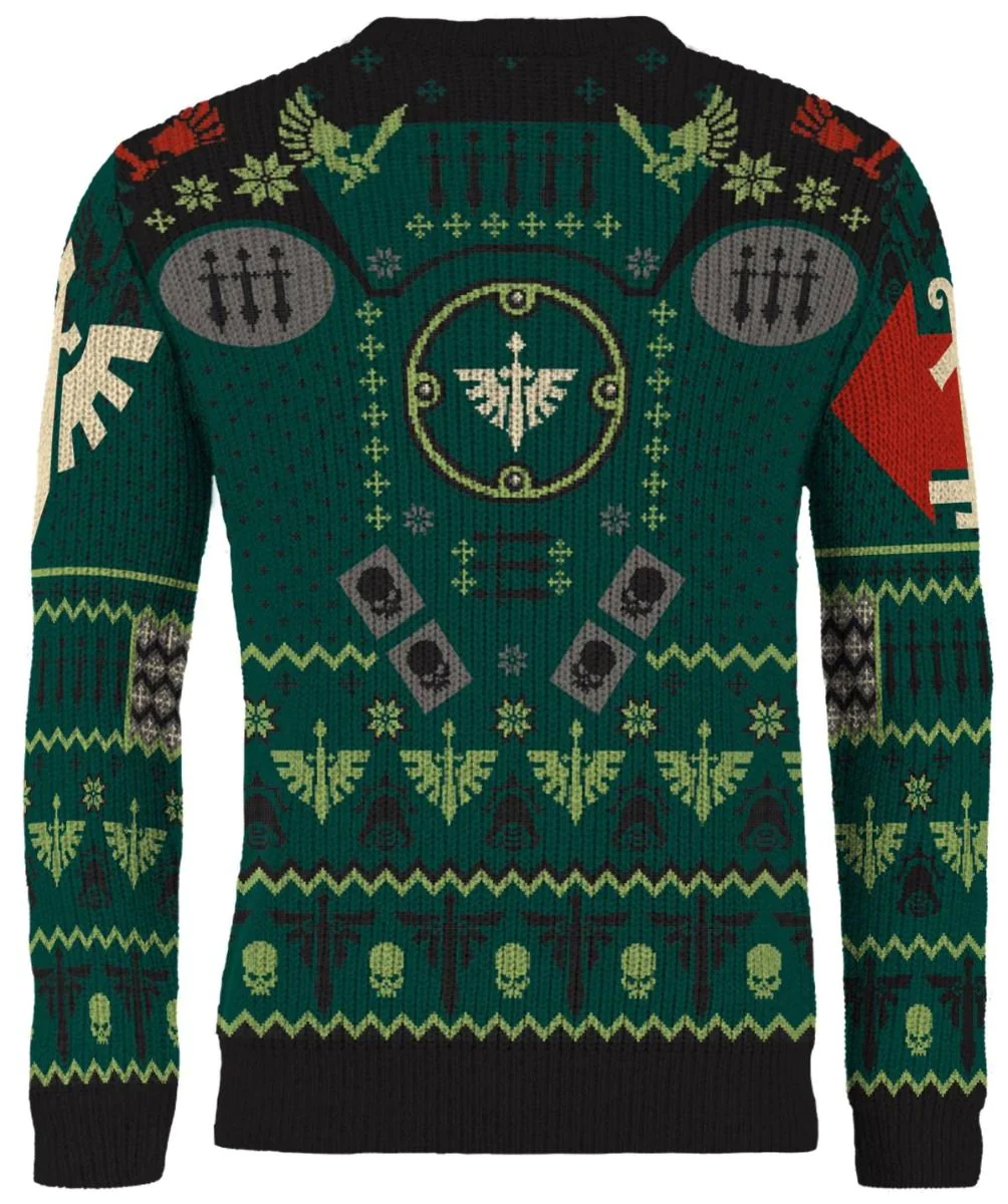 Grim Tidings Dark Angels Ugly Christmas Sweater Grim Tidings Dark Angels Ugly Christmas Sweater