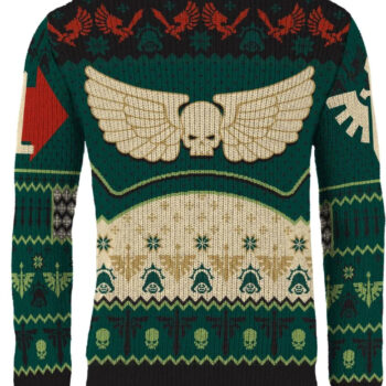Grim Tidings Dark Angels Ugly Christmas Sweater