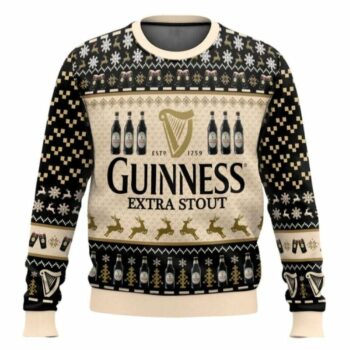 Guinness Extra Stout Ugly Christmas Sweater