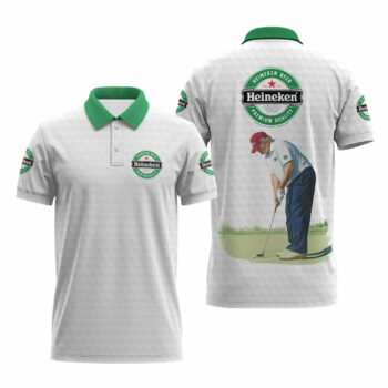 Heineken Donald Trump Golf Polo Shirt