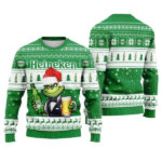 Heineken Grinch Christmas Ugly Sweater
