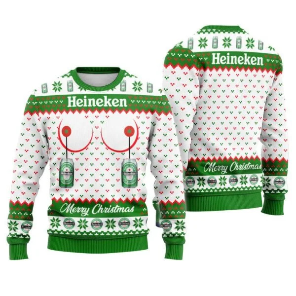 Heineken Merry Christmas Ugly Sweater Heineken Merry Christmas Ugly Sweater