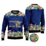 Home Sweet Home Minnesota Flower Ugly Christmas Sweater